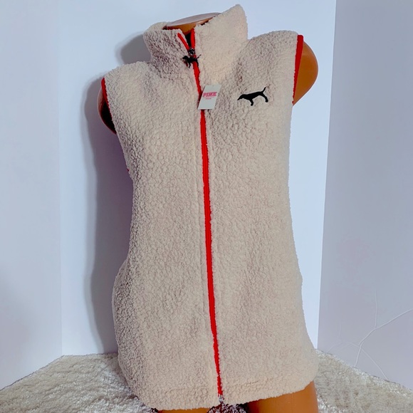 Victorias Secret Sherpa LARGE vest - Picture 3 of 6